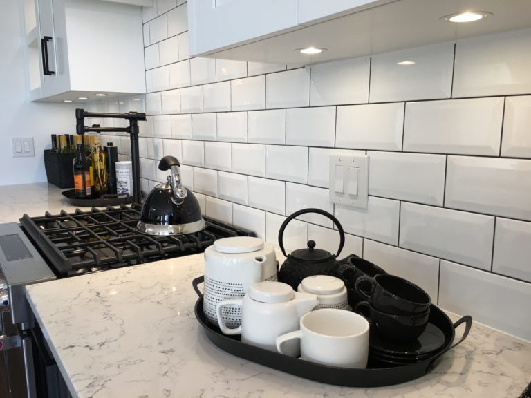 a coffee maker on a counter