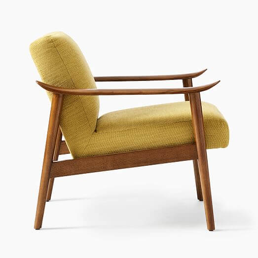 a chair with a cushion