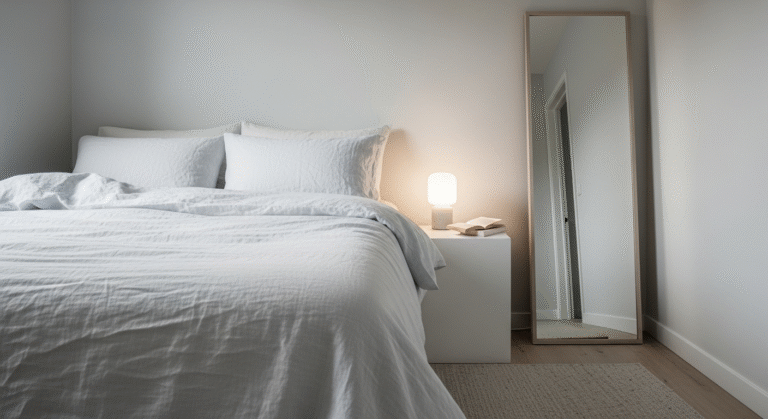 make small bedroom look bigger