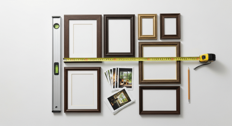 how to create gallery wall guide