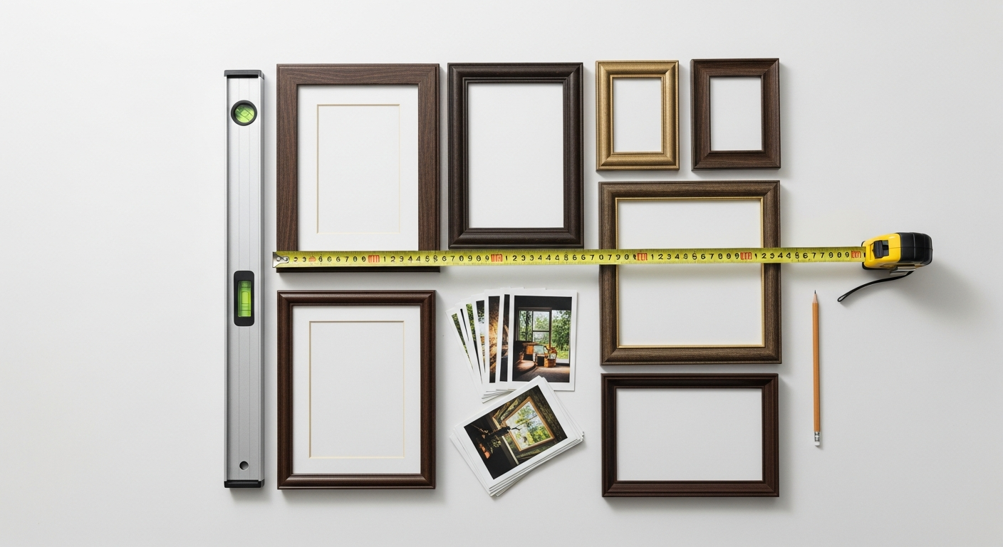 how to create gallery wall guide