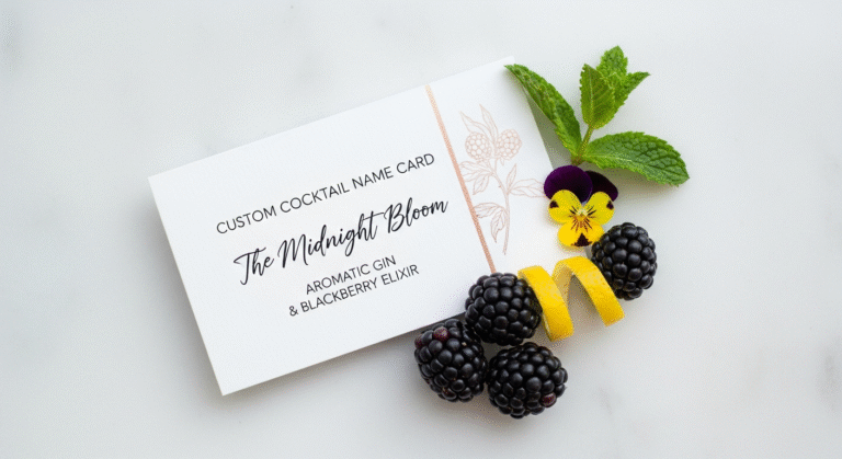 how to create signature cocktail parties