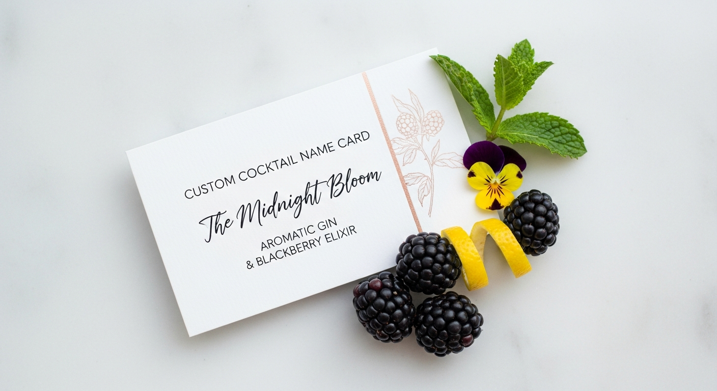 how to create signature cocktail parties