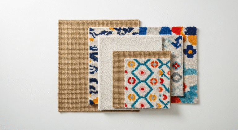 how to layer rugs living room