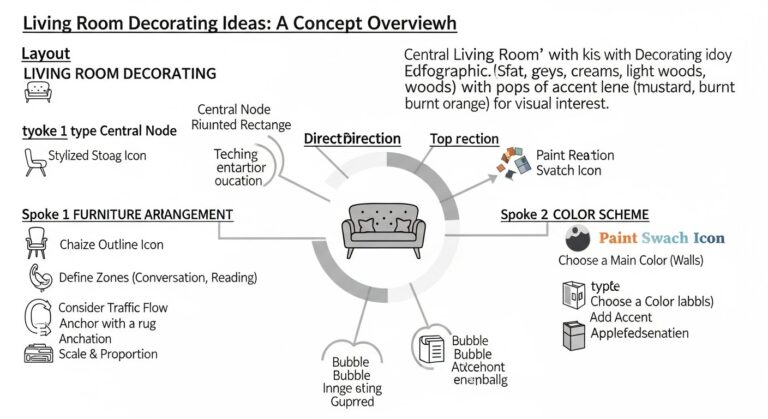 living room decorating ideas — featured illustration