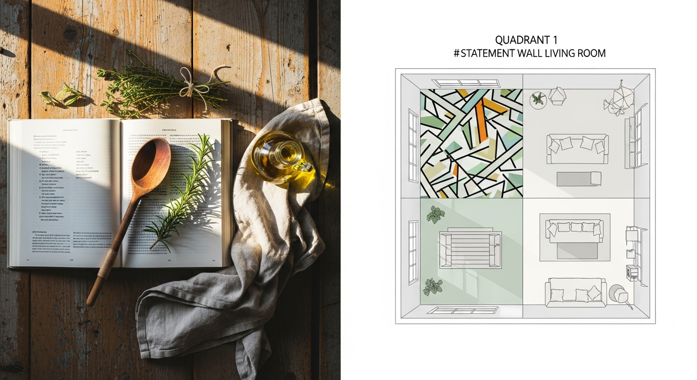 Statement Wall Ideas For Living Room