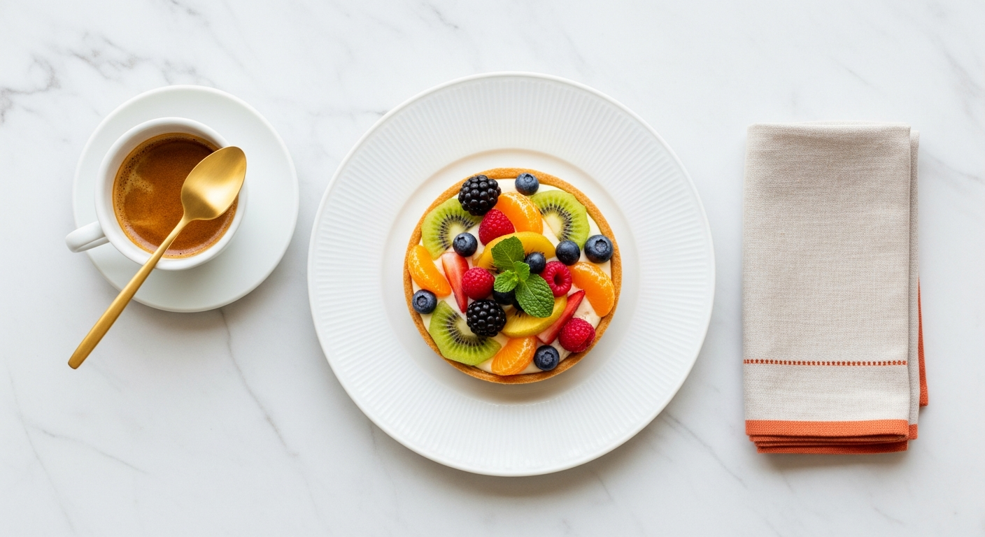 Fudgy One-Bowl Brownies cut into neat squares, dusted with cocoa powder, served on a white plate.