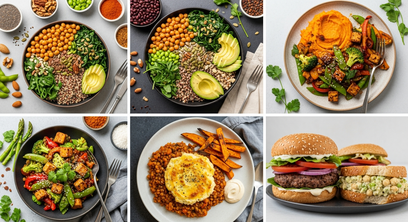 high protein vegan meal plan