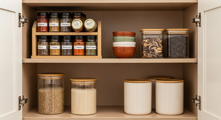 tips for organized kitchen cabinets